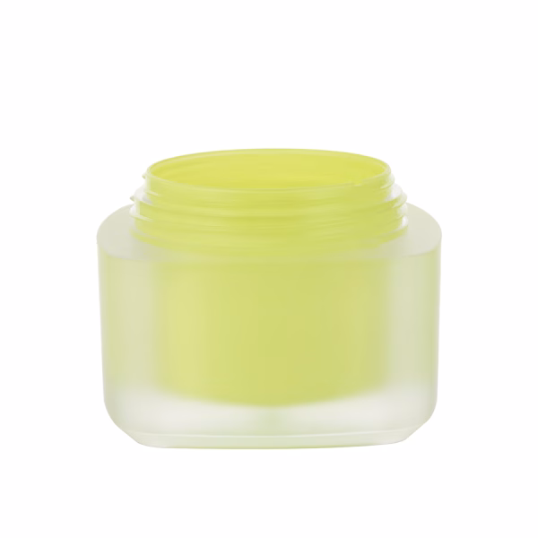 Square Shape PMMA Jar with Refillable Inner G1357-4