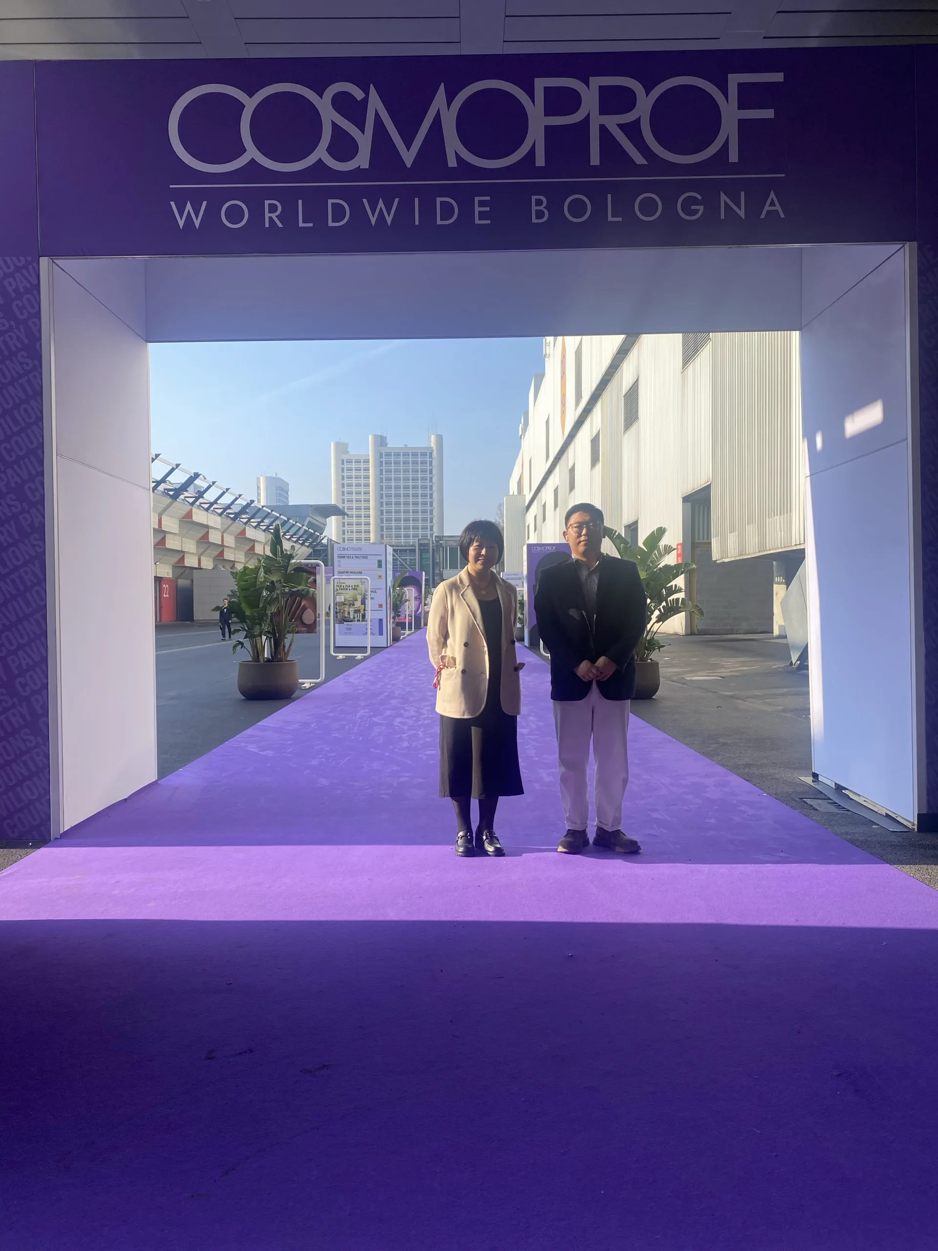 tom wu and zita chen in bologna 2024