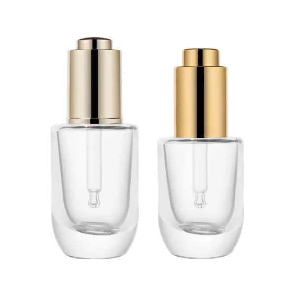 Clear Glass Press Dropper Bottle G2384-1