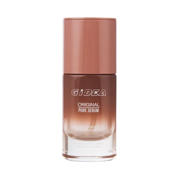 Eco-Friendly Oval Gradient Brown Glass Bottle