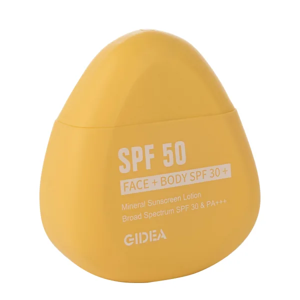 Triangular Yellow Sunscreen Tube