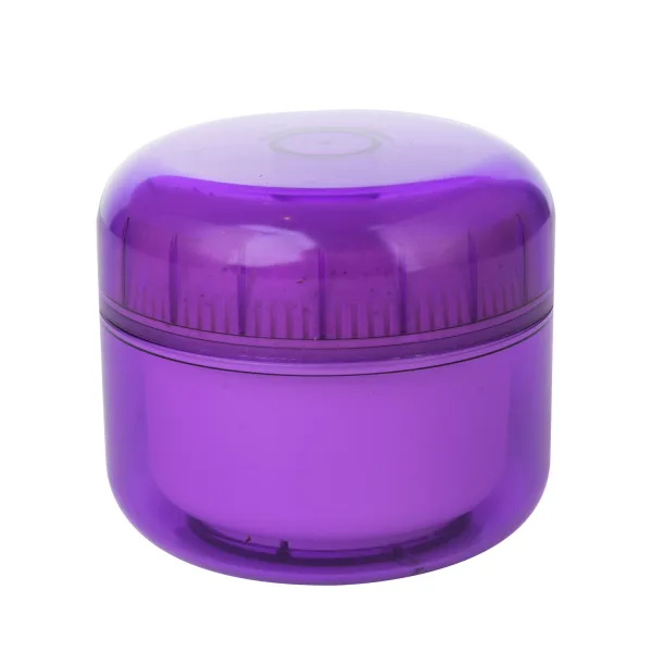 Premium Purple PLA Cosmetic Jar With Calcium Carbonate Inner Bowl