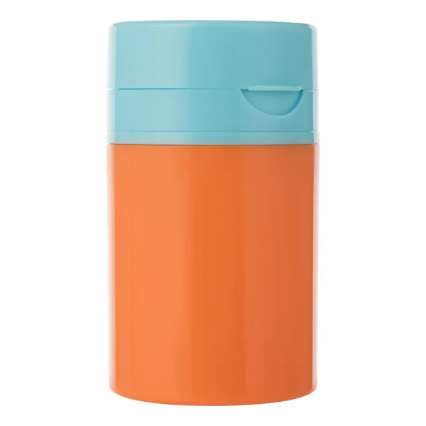 Airless Cosmetic Jar with Flip Cap