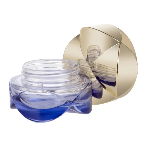 Elegant Flower Shape Glass Jar G1203