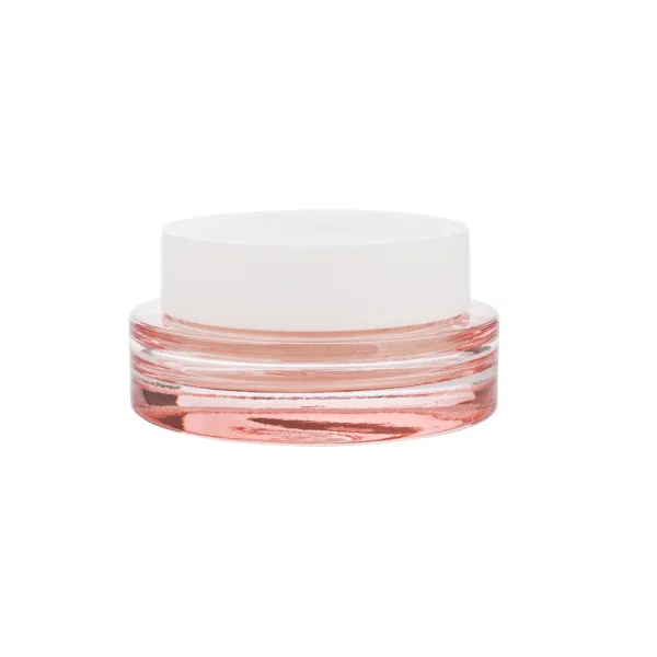 Elegant Round Glass Cosmetic Jar With Lid