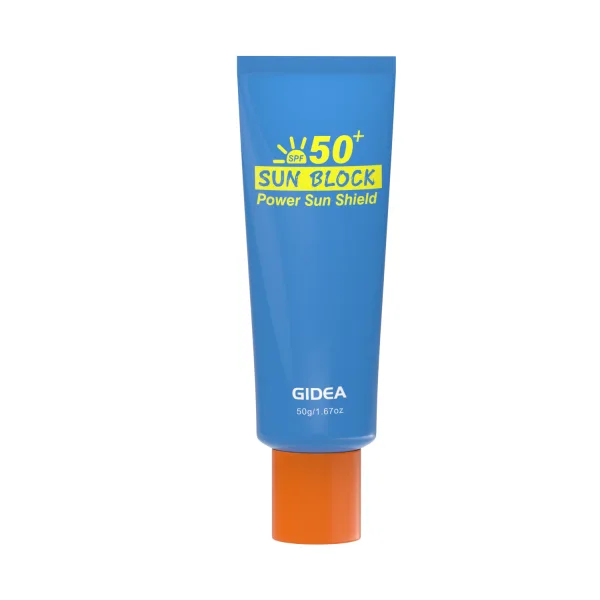 Blue Sunscreen Tube Empty Cosmetic Packaging Container