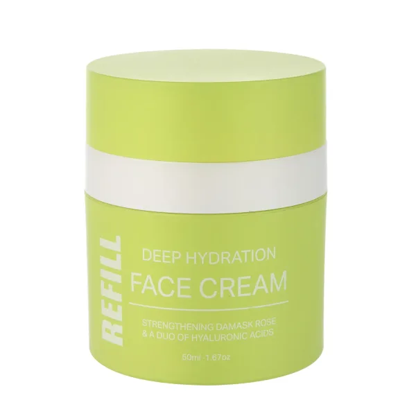 Round Shape Refillable Airless Jar