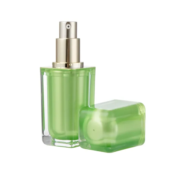 Square Acrylic Lotion Pump Bottle