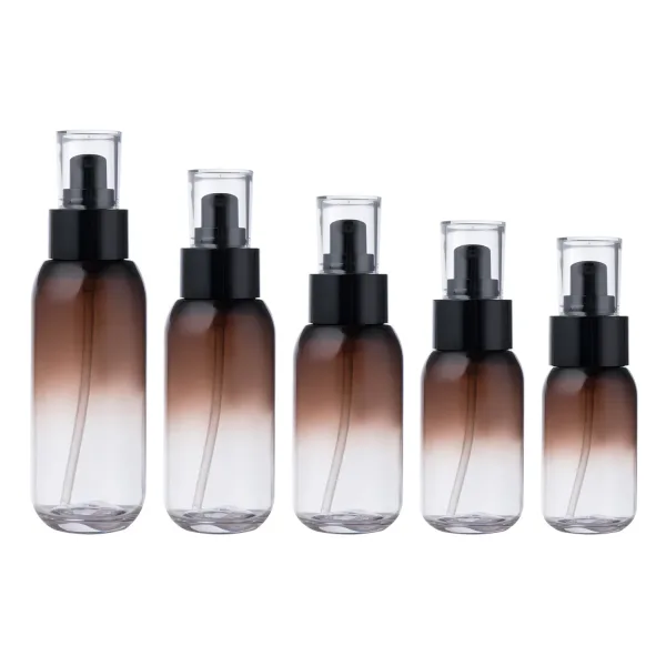 Round Gradual Change Lotion Pump Bottle
