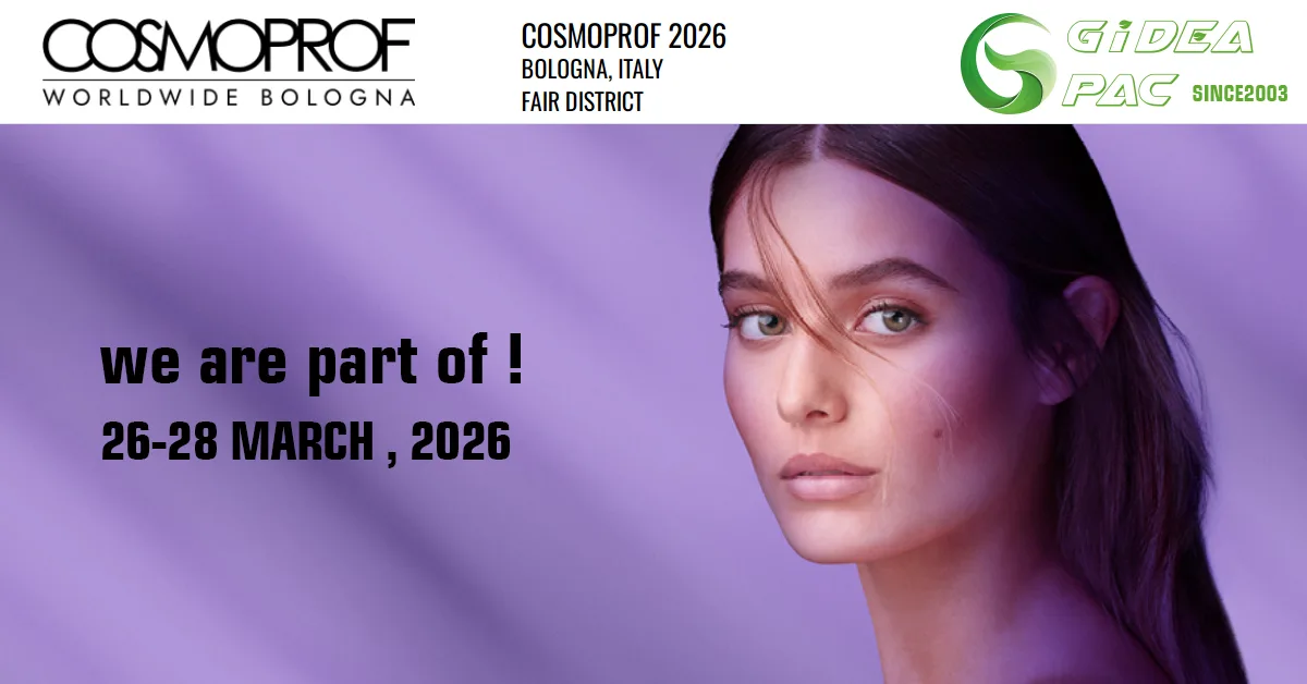 Visit gidea packaaging at COSMOPROF 2026 BOLOGNA, ITALY FAIR DISTRICT
