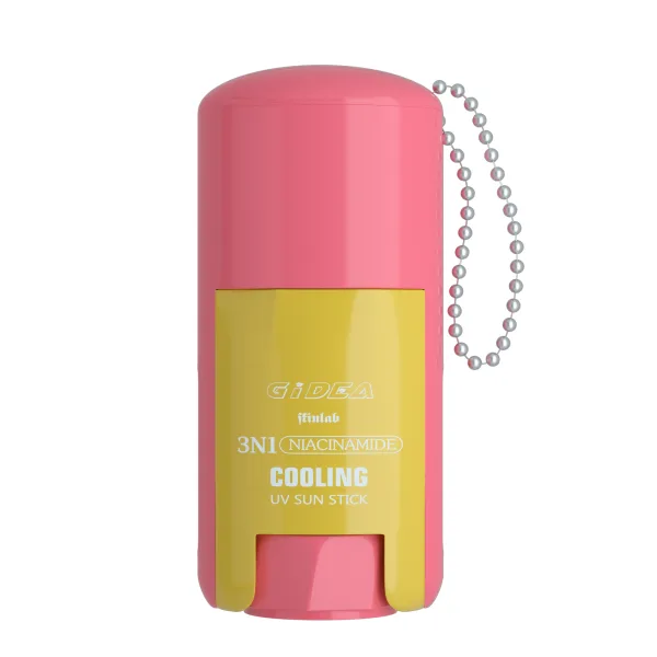 Empty Stick Plastic Flat Deodorant Cosmetic Tube Stick Unscented Container Packaging With Chain