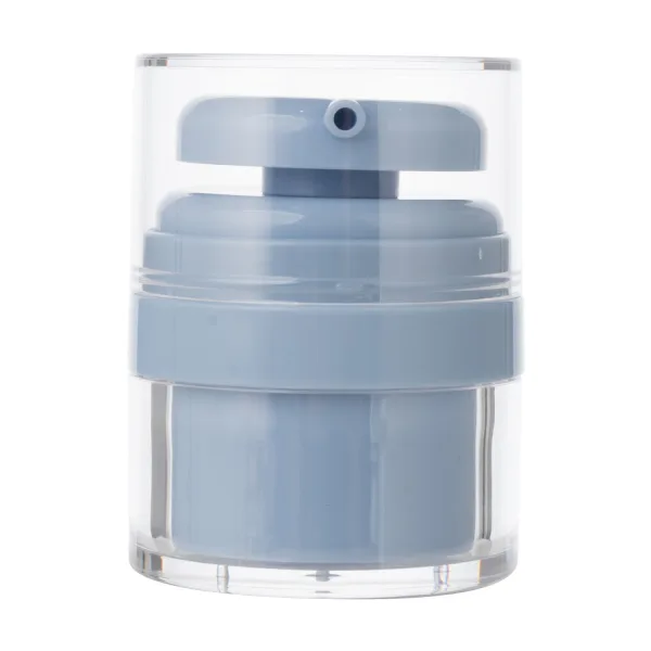 Blue Double-wall Airless Pump Jar For Skincare Packaging Assorted Color Lightweight Design
