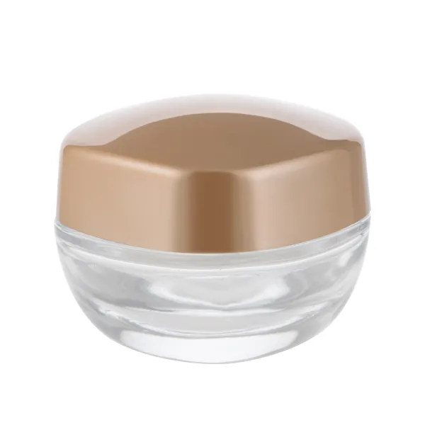 Luxury Clear Glass Cream Jar for Face Cosmetic