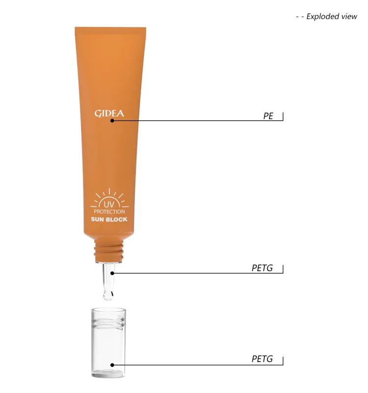 SQUEEZE TUBE PACKAGING FOR SUNSCREEN LOTION CREAM-G30012-Specification - Gidea PAC