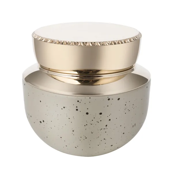 Elegant Mixed-Color Splash Glass Cosmetic Cream Jar