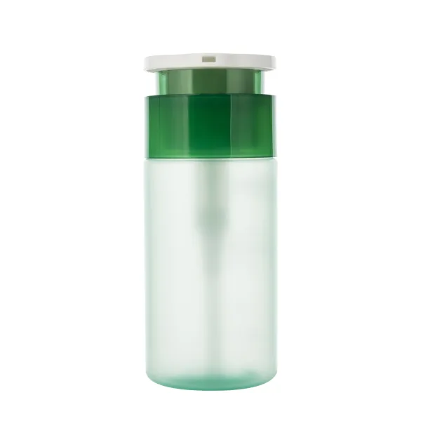 Elegant Transparent Green Shampoo Bottles Hand Washing Lotion Pump Bottle